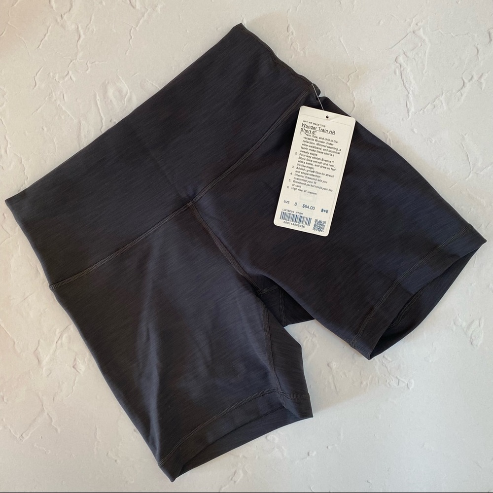 NWT Lululemon Wunder Train HR Short 6”- Size 8